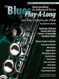 Blues Play-A-Long and Solos Collection for Flute Int/Adv Level Book & Online Audio cover